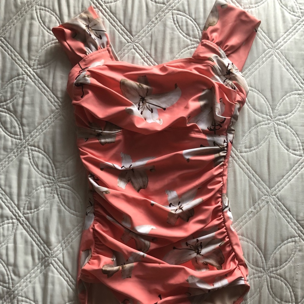 Albion Fit floral swimsuit